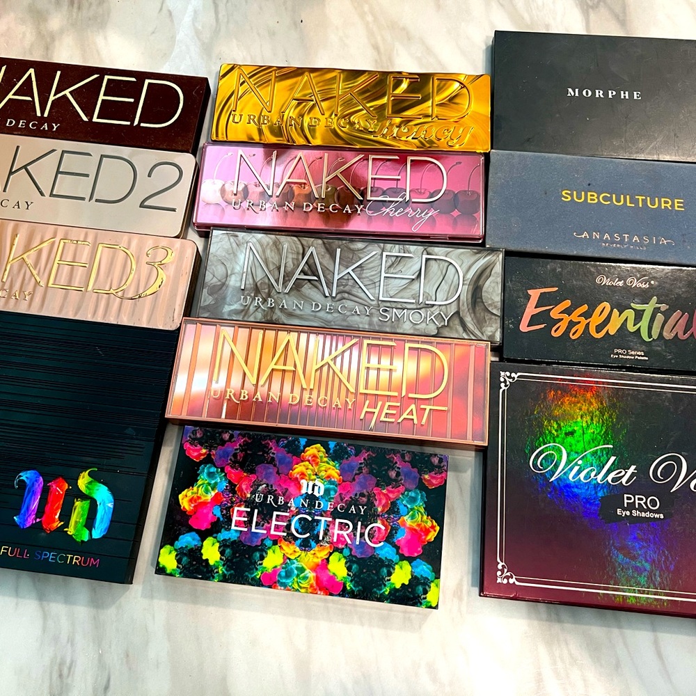 IRBAN DECAY - naked, electric, full spectrum, Morphe, Anastasia, Violet Voss LOT
